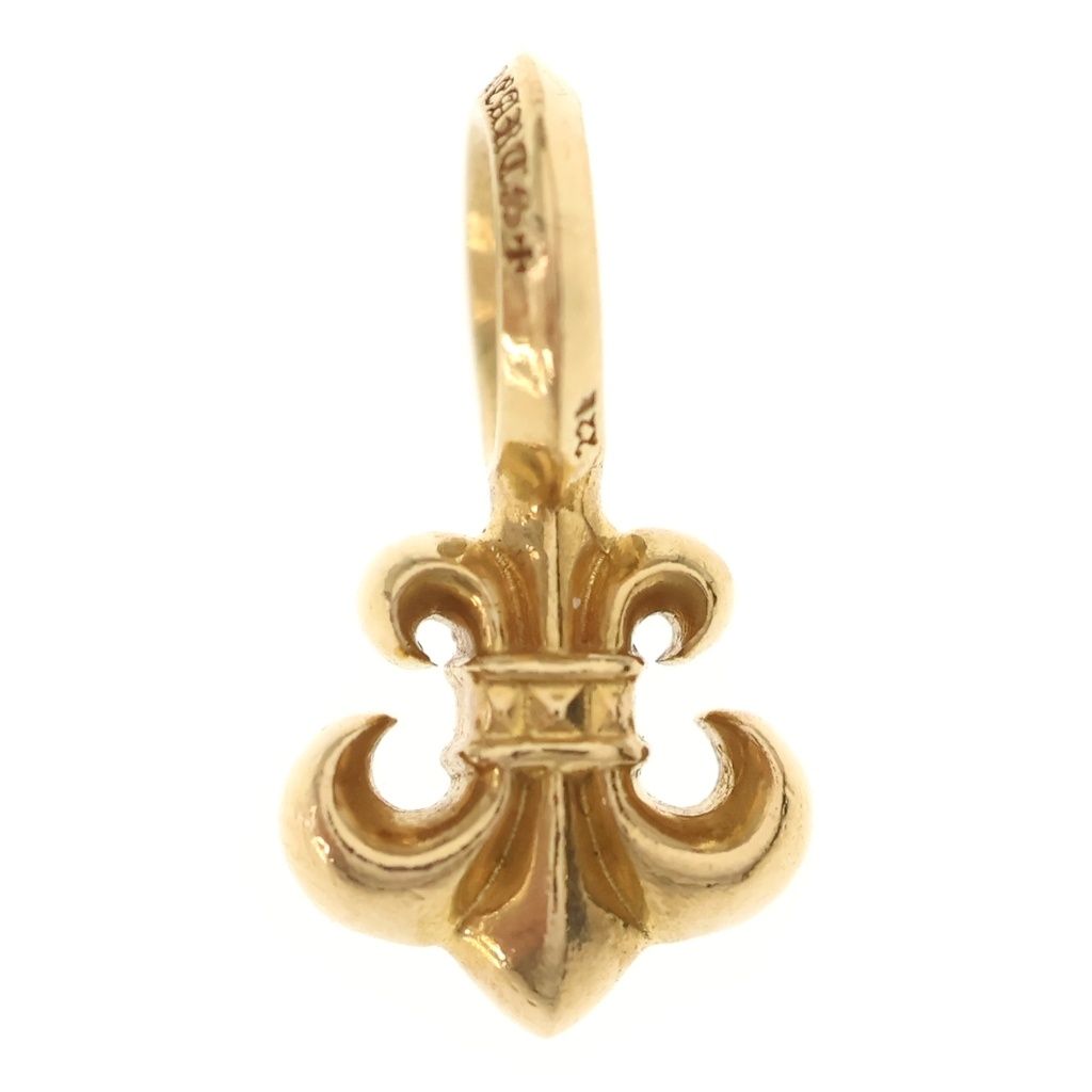 Chrome Hearts 22k Stack BS Fluer V2 BS Charm Pendant Top Gold — view 2