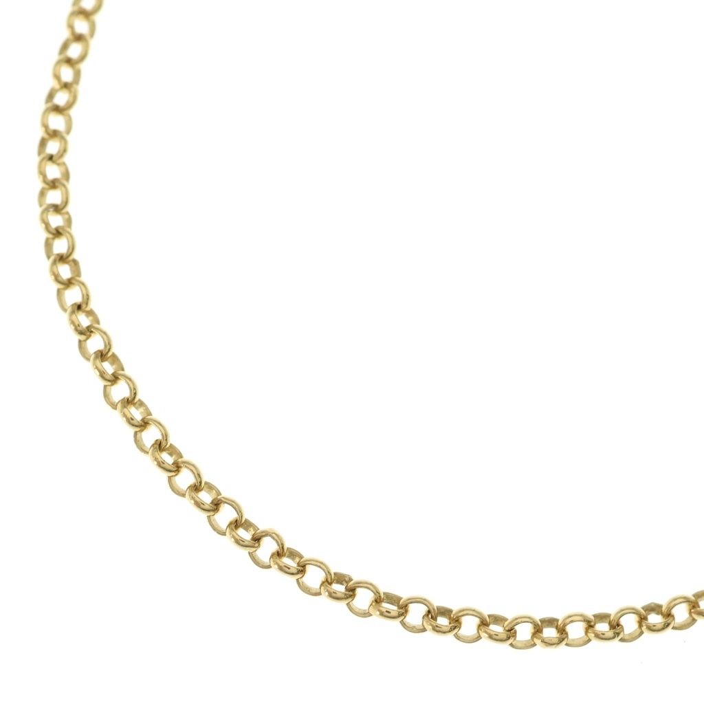 Chrome Hearts 22k Neckchain Roll Chain Necklace Gold