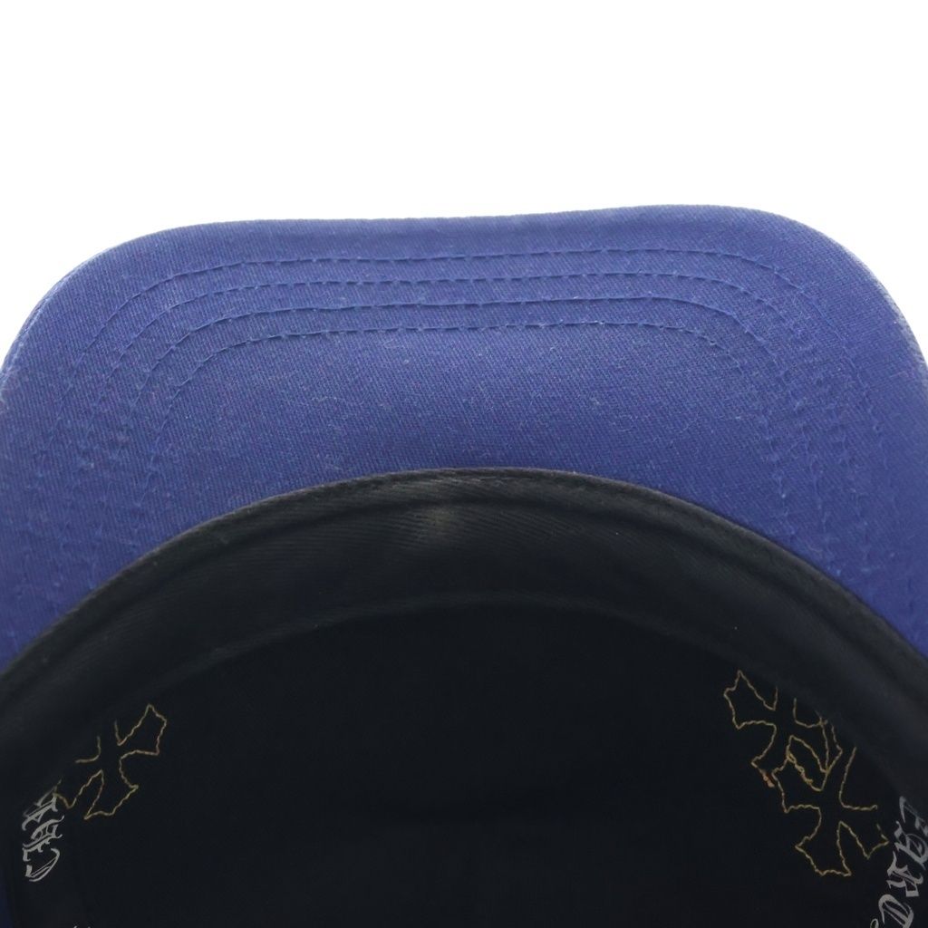 Chrome Hearts Trucker Cap Cross Patch CH Embroidery Truck Khaki Cap Hat Blue — view 6