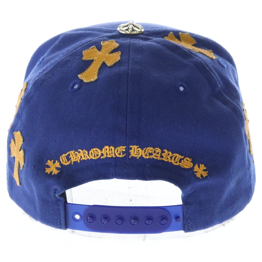 Chrome Hearts Trucker Cap Cross Patch CH Embroidery Truck Khaki Cap Hat Blue — view 2