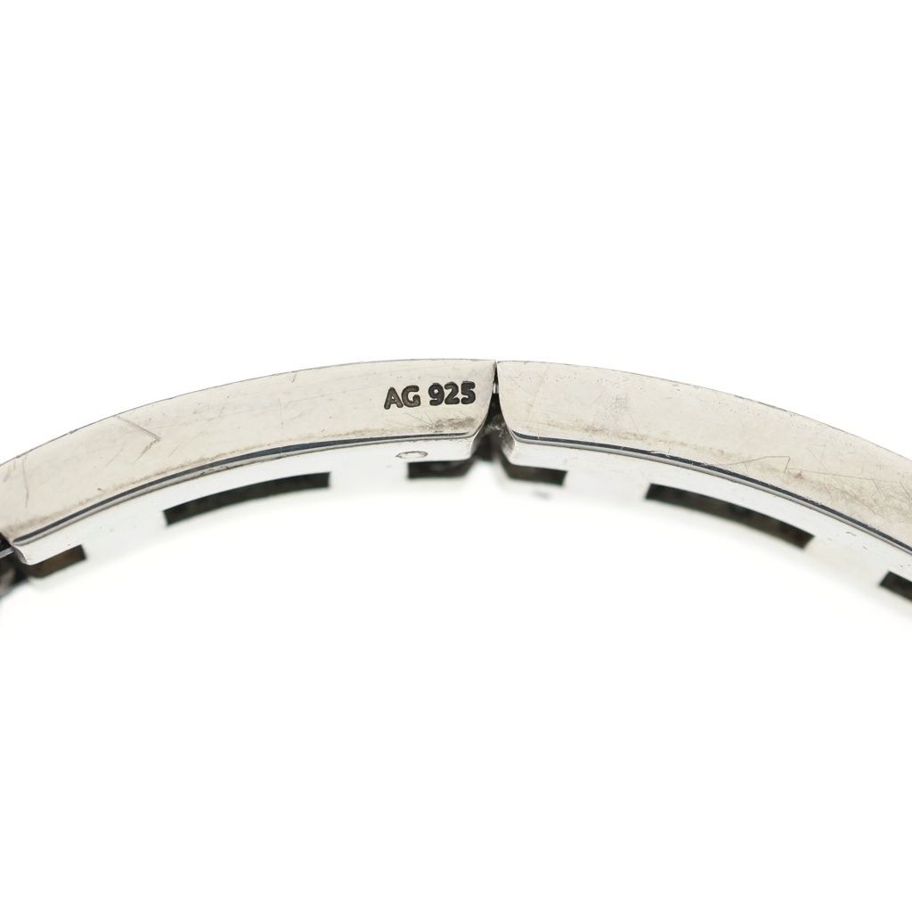 Hermes Vintage Motif Bracelet Silver — view 6