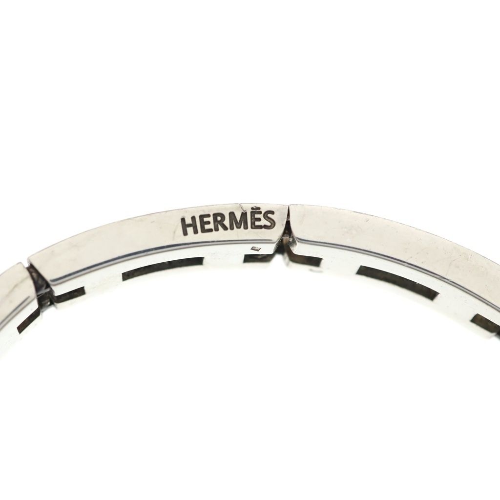 Hermes Vintage Motif Bracelet Silver — view 5