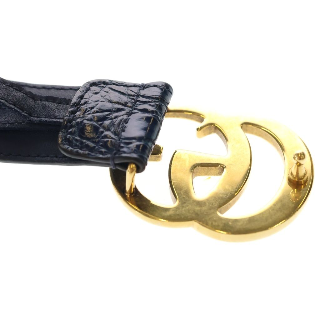Gucci GG Marmont Gold Leather Belt — view 6