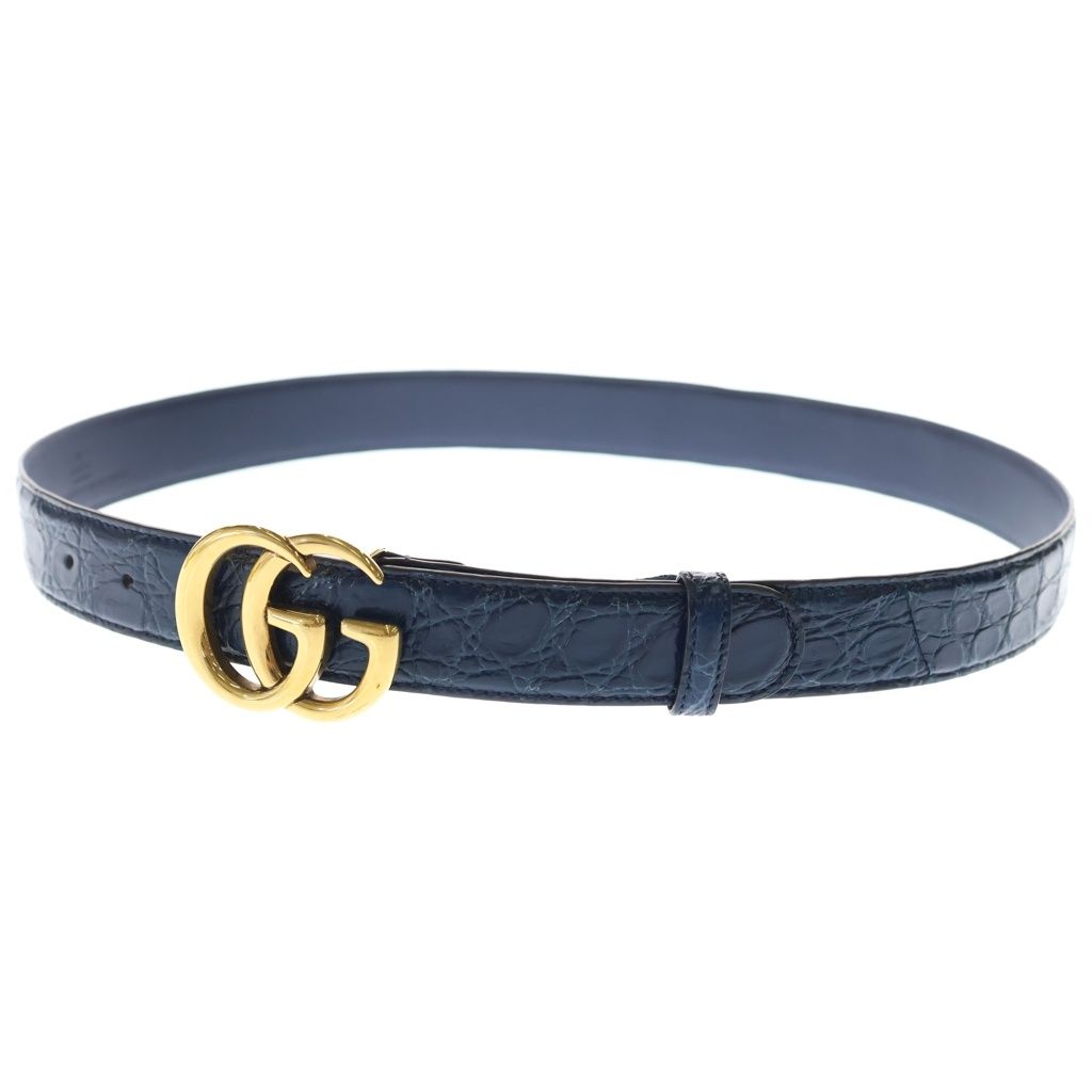 Gucci GG Marmont Gold Leather Belt