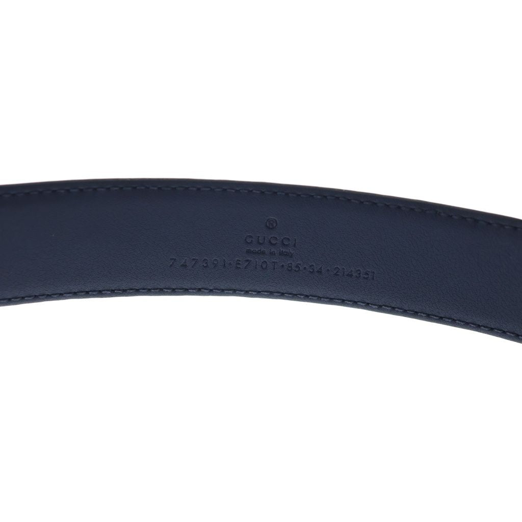 Gucci GG Marmont Gold Leather Belt — view 5