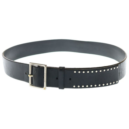 Dior Homme Eddie Era Leather Studded Belt Black