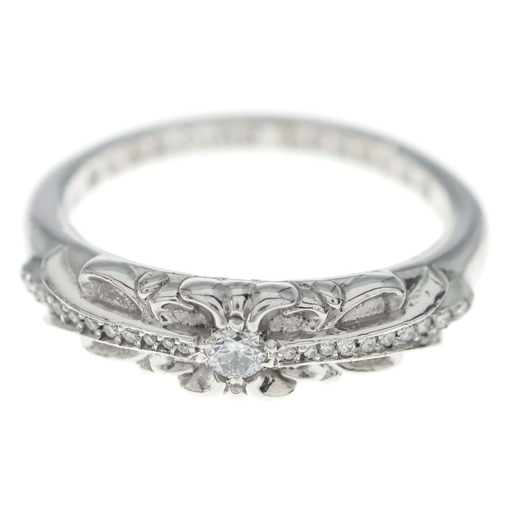 Chrome Hearts Babyclsc Baby Classic Floral Cross Pave Dia Ring — view 4