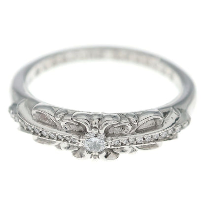 Chrome Hearts Babyclsc Baby Classic Floral Cross Pave Dia Ring — view 4