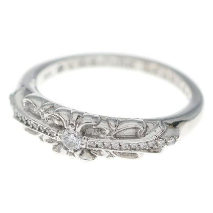 Chrome Hearts Babyclsc Baby Classic Floral Cross Pave Dia Ring