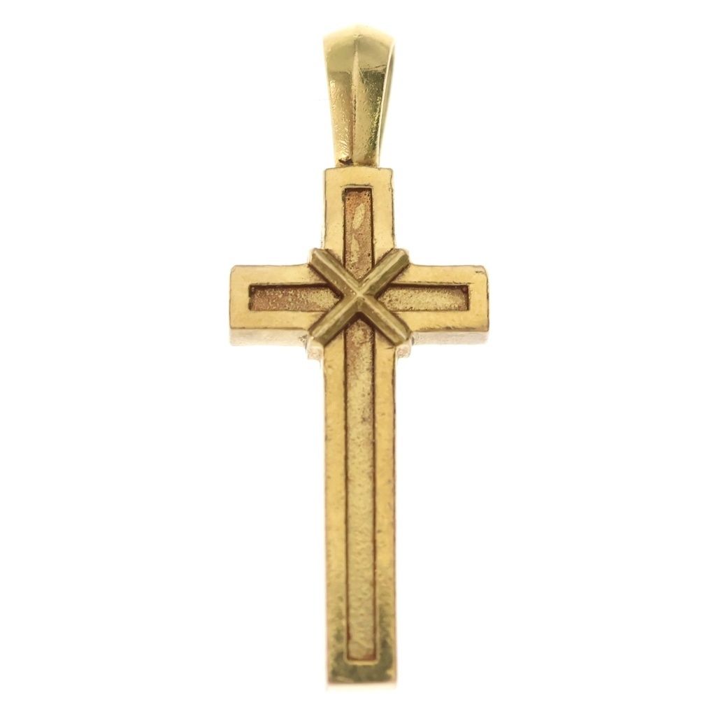 Chrome Hearts 22k Mapple Thorpe Charm Gold Necklace Top