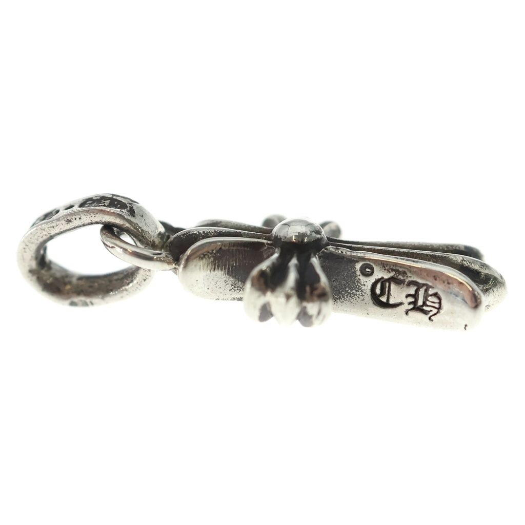 Chrome Hearts Crs Baby Fat Cross Cast Pendant Top Silver — view 4