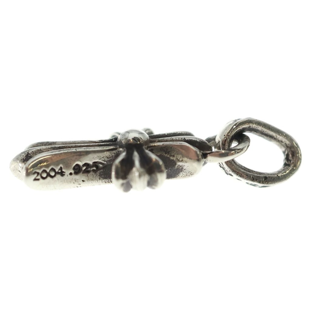 Chrome Hearts Crs Baby Fat Cross Cast Pendant Top Silver — view 3