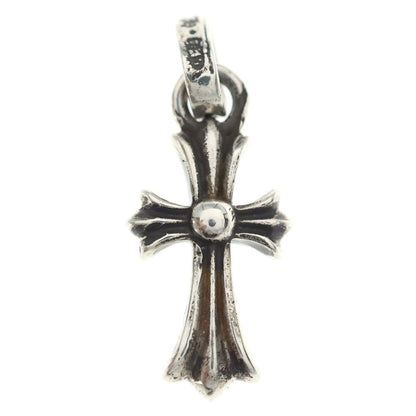 Chrome Hearts Crs Baby Fat Cross Cast Pendant Top Silver — view 2