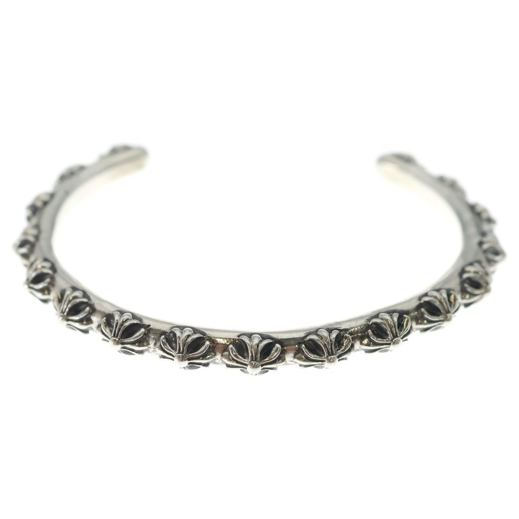Chrome Hearts Bangle Cross Band Bracelet Silver