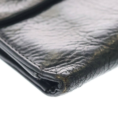 Chrome Hearts Wave Leather Wallet Black — view 5