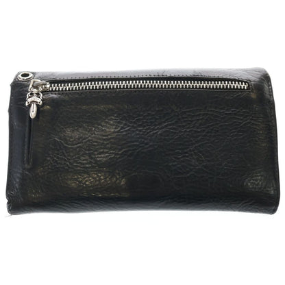 Chrome Hearts Wave Leather Wallet Black — view 2
