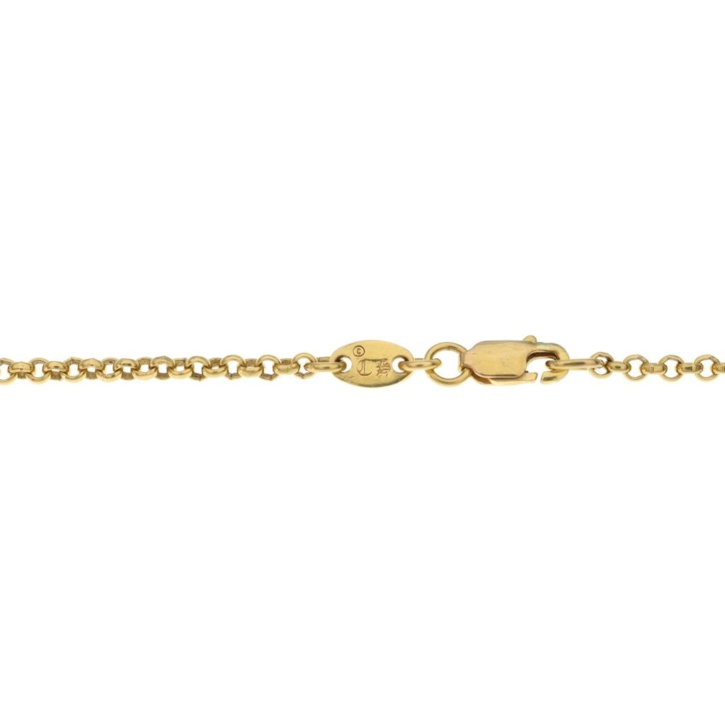 Chrome Hearts Vintage 22k Neckchain Roll Chain Necklace Gold — view 4