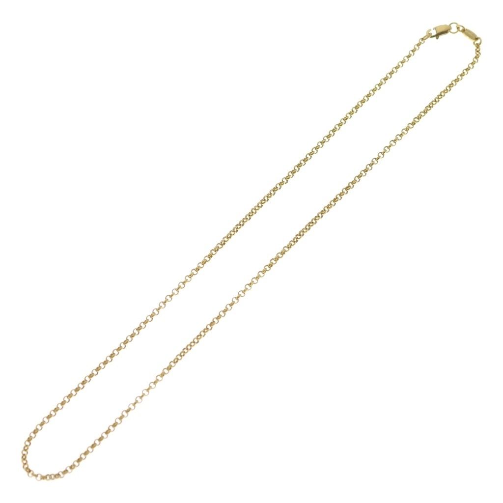 Chrome Hearts Vintage 22k Neckchain Roll Chain Necklace Gold — view 2