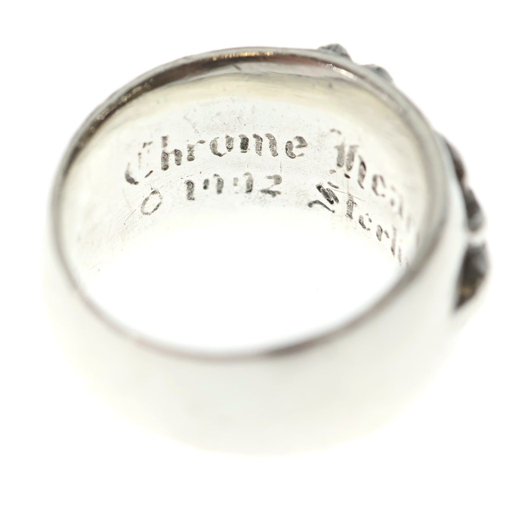 Chrome Hearts Flrl Crs Floral Cross Ring Silver — view 5