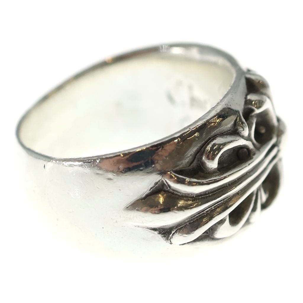 Chrome Hearts Flrl Crs Floral Cross Ring Silver — view 3