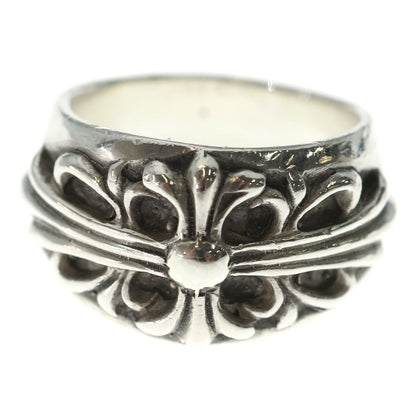 Chrome Hearts Flrl Crs Floral Cross Ring Silver — view 4