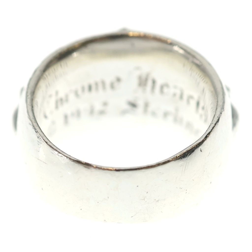 Chrome Hearts Flrl Crs Floral Cross Ring Silver — view 2