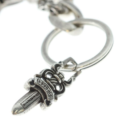 Chrome Hearts Clp Chn Fancy-s Short Fancy Link Key Chain Silver Key Holder — view 5