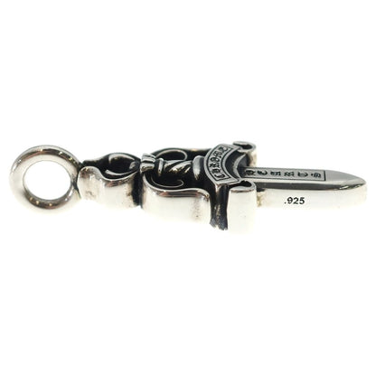Chrome Hearts Double Dagger Pendant Silver Necklace — view 4