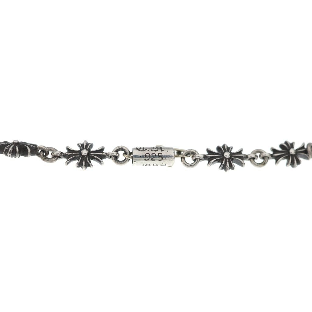 Chrome Hearts Vintage Tiny CH Pls CH Cross CH Plus Link Necklace Silver — view 6