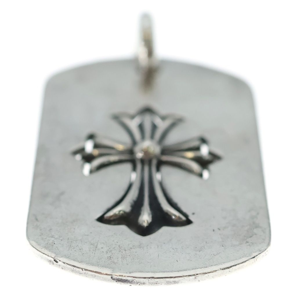 Chrome Hearts Tag Lrg Tny Crs Cutout Tiny Cross Large Dog Tag Pendant Top — view 5