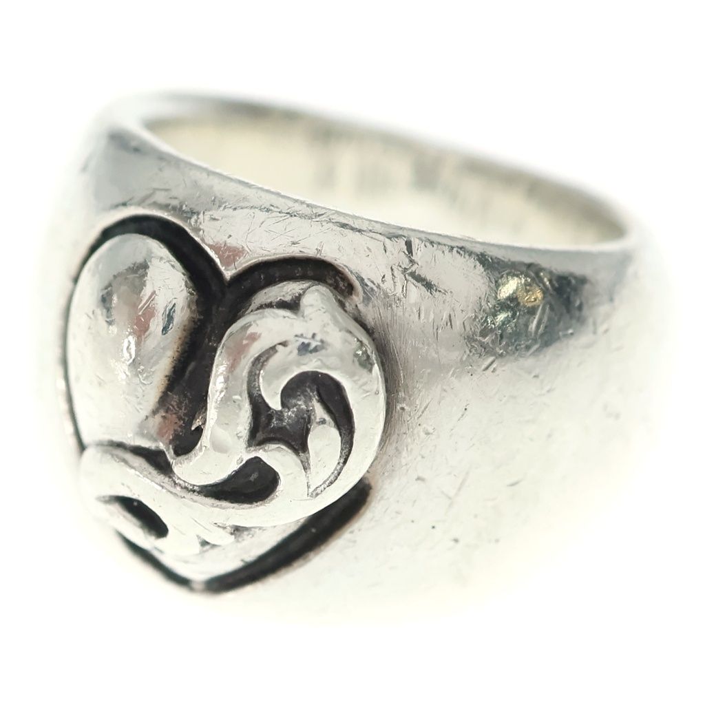 Chrome Heart in Band Ring Silver
