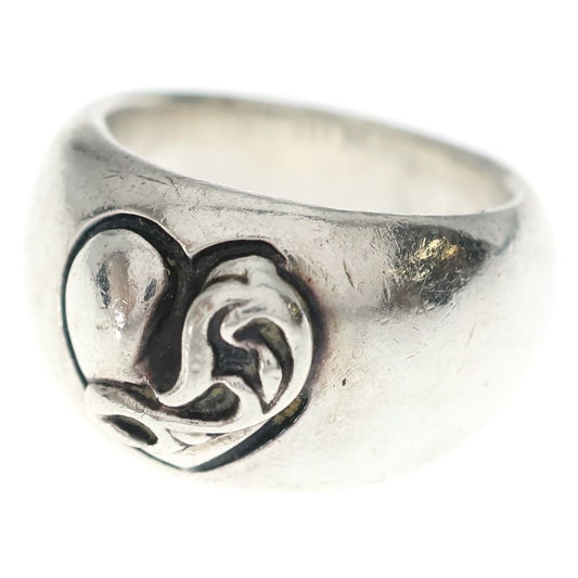 Chrome Heart in Band Silver Ring