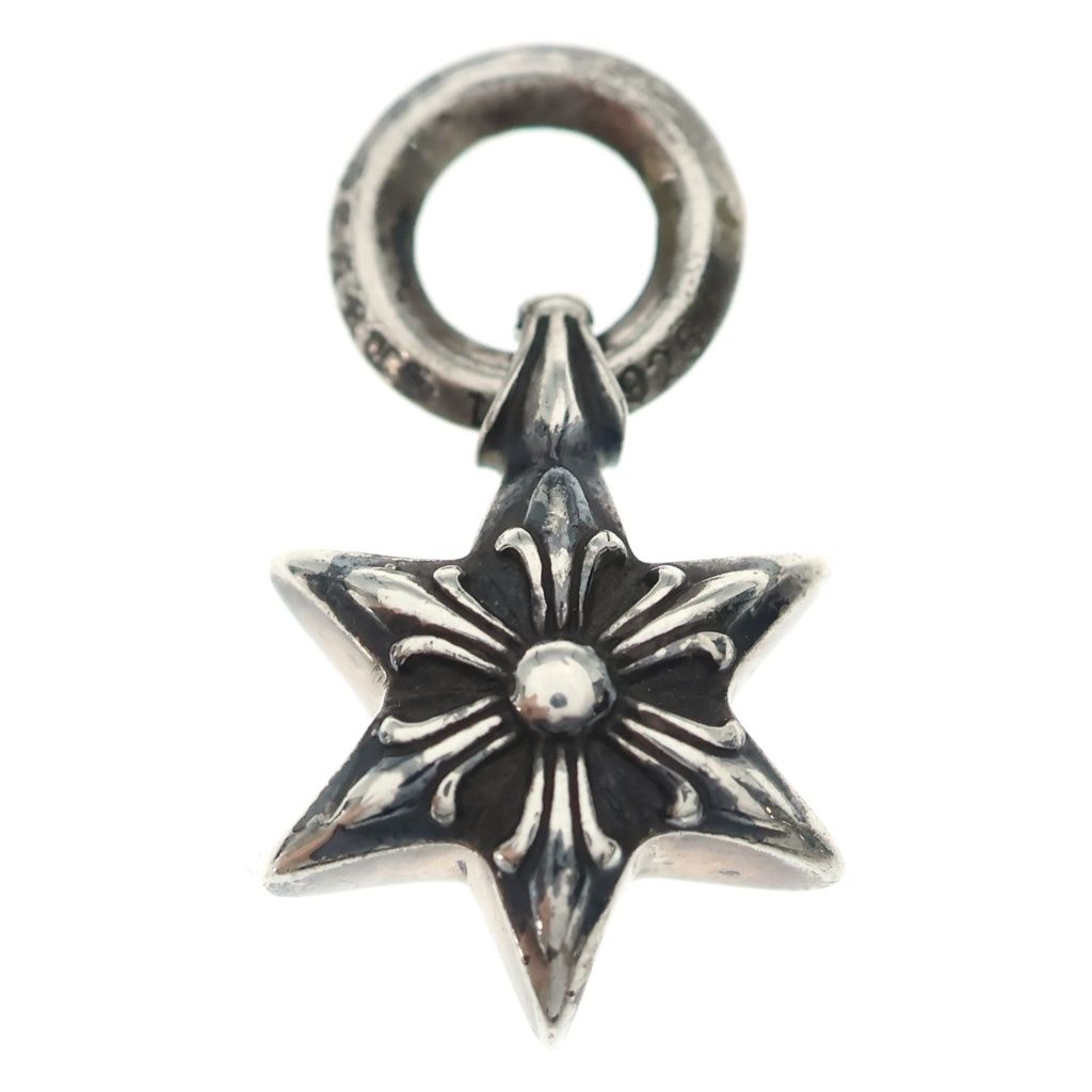 Chrome Hearts Star Charm 6 Points Silver Necklace Top