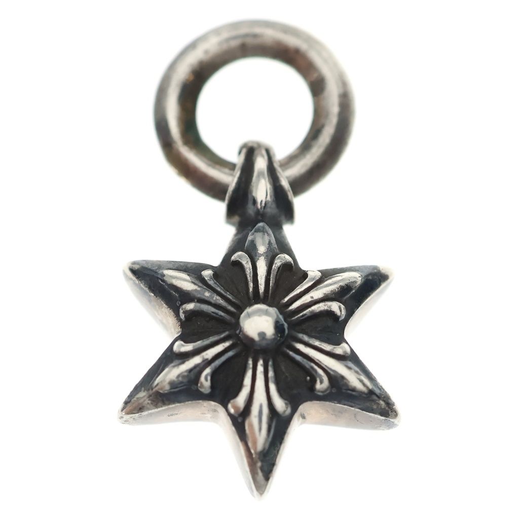 Chrome Hearts Star Charm 6 Points Silver Necklace Top — view 2