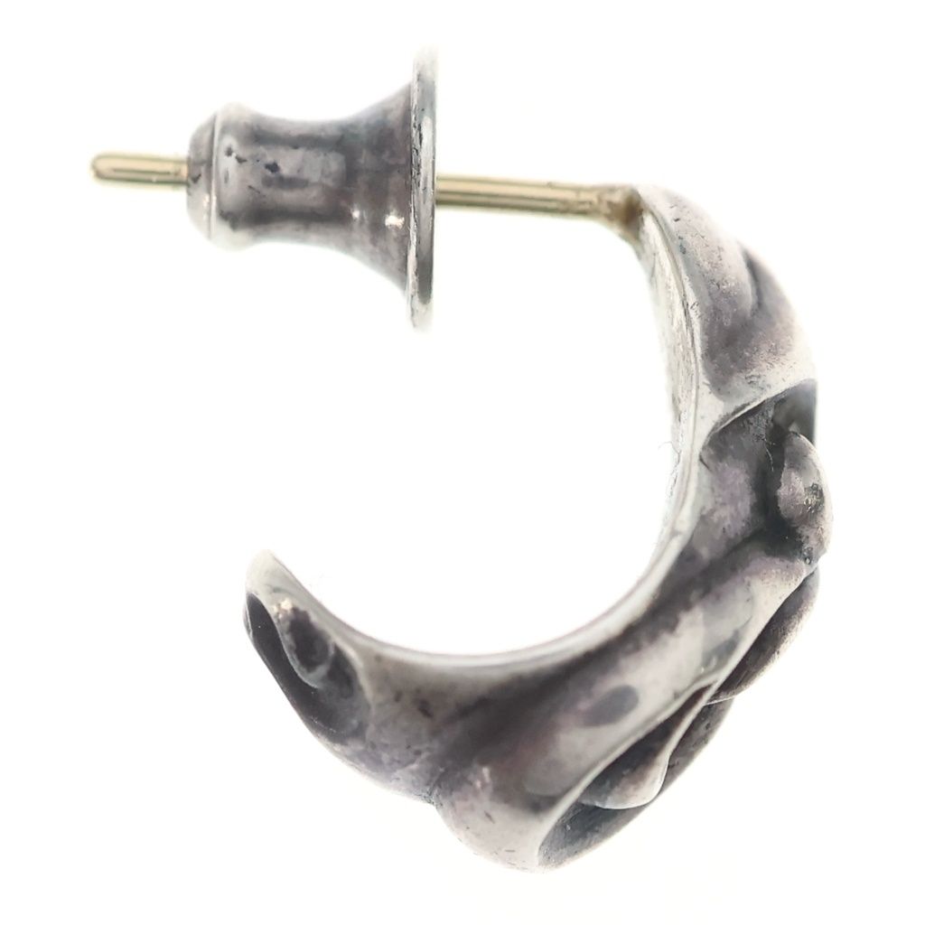 Chrome Hearts Carved Teardrop Earring Silver — view 4