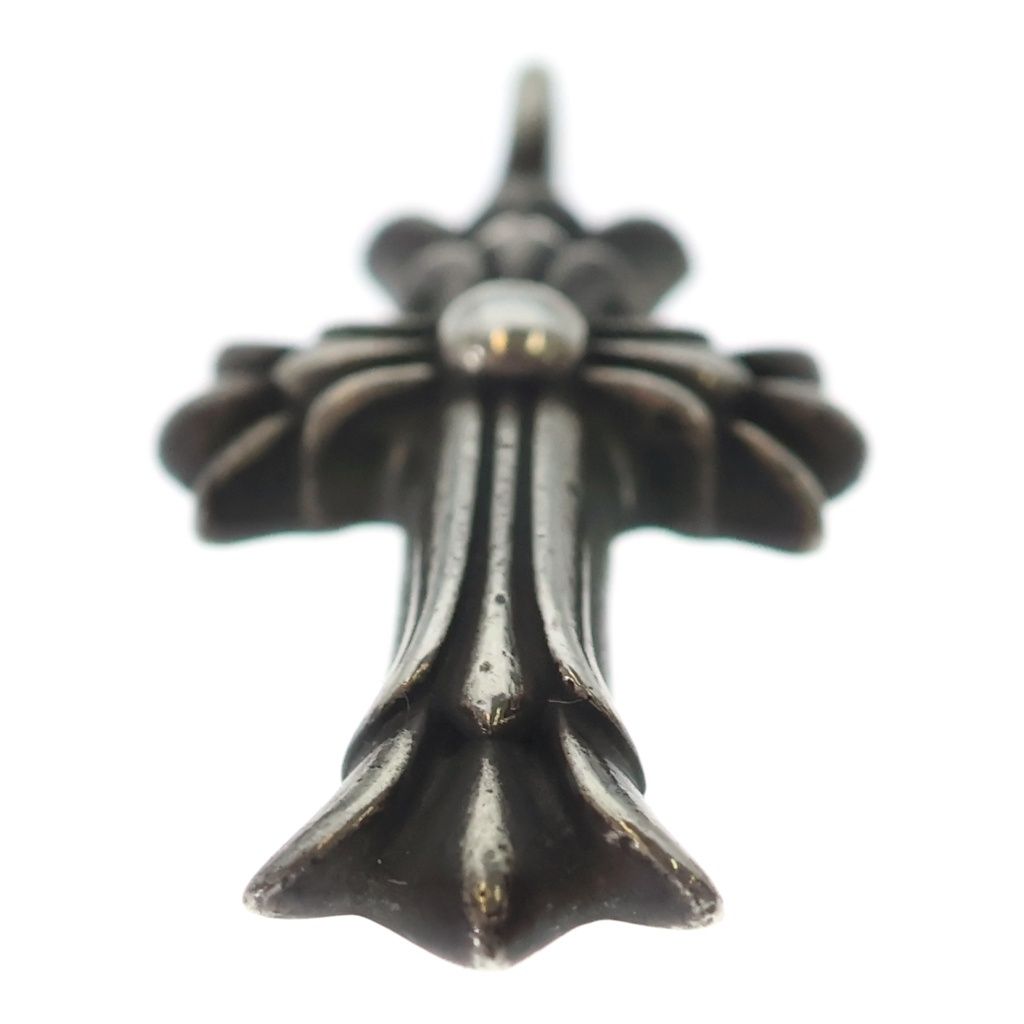 Chrome Hearts Dbl CH Crs Double CH Cross Charm Pendant Top Silver — view 5