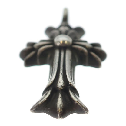 Chrome Hearts Dbl CH Crs Double CH Cross Charm Pendant Top Silver — view 5