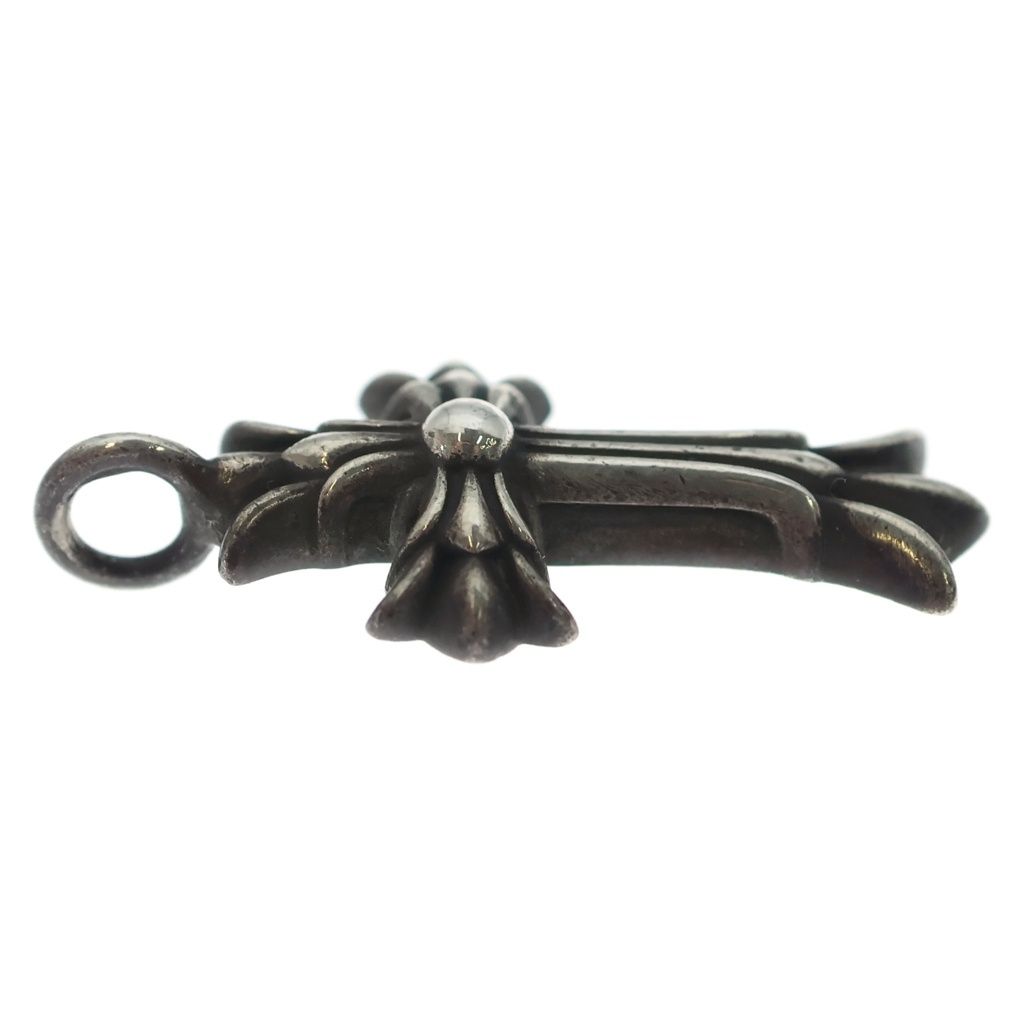 Chrome Hearts Dbl CH Crs Double CH Cross Charm Pendant Top Silver — view 4