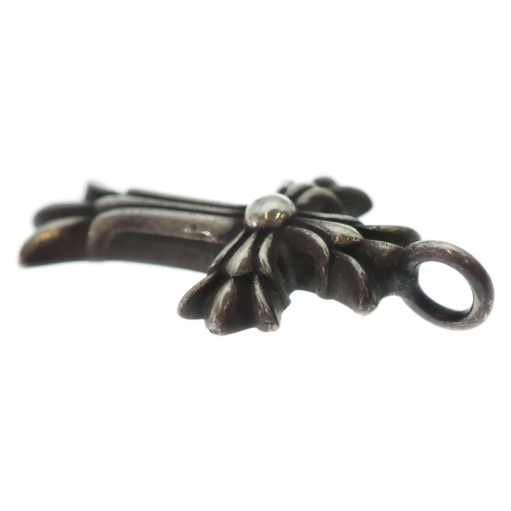Chrome Hearts Dbl CH Crs Double CH Cross Charm Pendant Top Silver — view 6