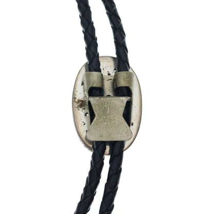 Chrome Hearts Bolotie Ovaltiny Tiny Classic Oval Cross Loop Tie Silver Black — view 4