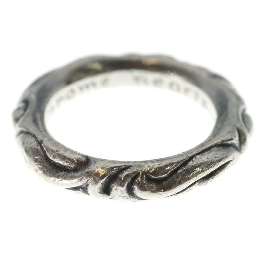 Chrome Hearts Scrl Band Scroll Ring Silver