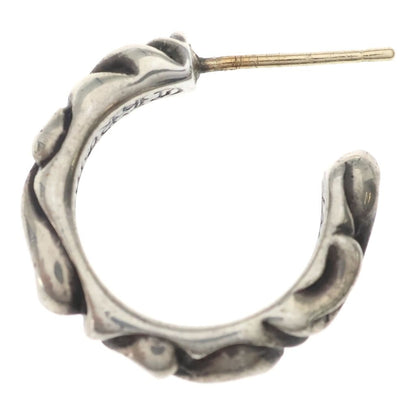 Chrome Hearts Hoop Scrool Scroll Earring Silver — view 3