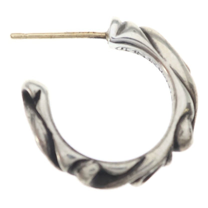 Chrome Hearts Hoop Scrool Scroll Earring Silver — view 4