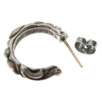 Chrome Hearts Hoop Scrool Scroll Earring Silver — view 5