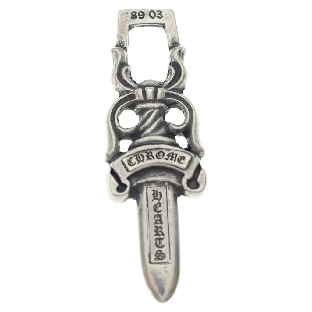 Chrome Hearts 10 Dagger Pendant Top Silver