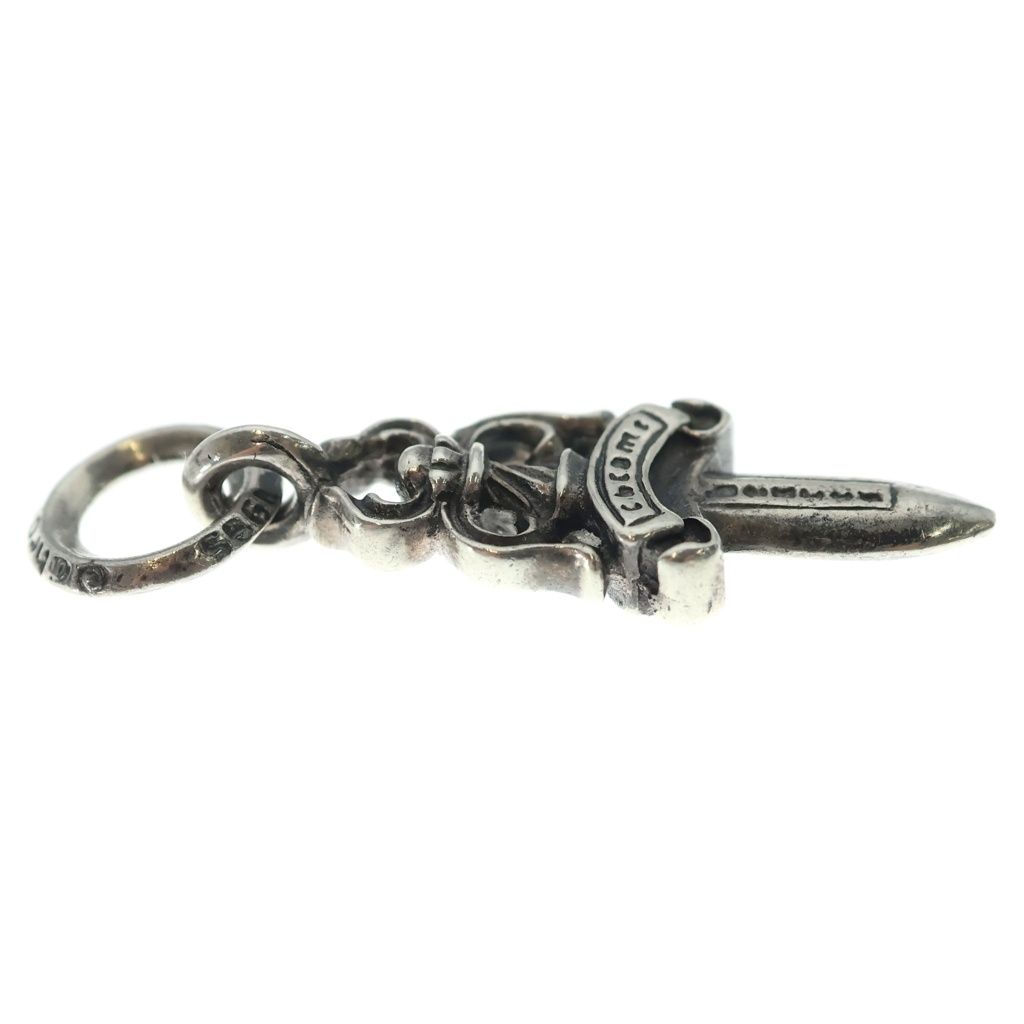 Chrome Hearts 5 Dagger 5 Daga Charm Vintage Pendant Top Silver — view 4