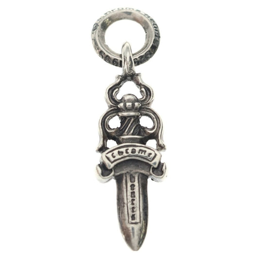 Chrome Hearts 5 Dagger 5 Daga Charm Vintage Pendant Top Silver