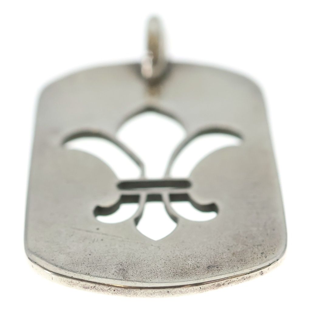 Chrome Hearts Tag Lrg CO BS Fluer BS Flag Dog Tag Necklace Top — view 5