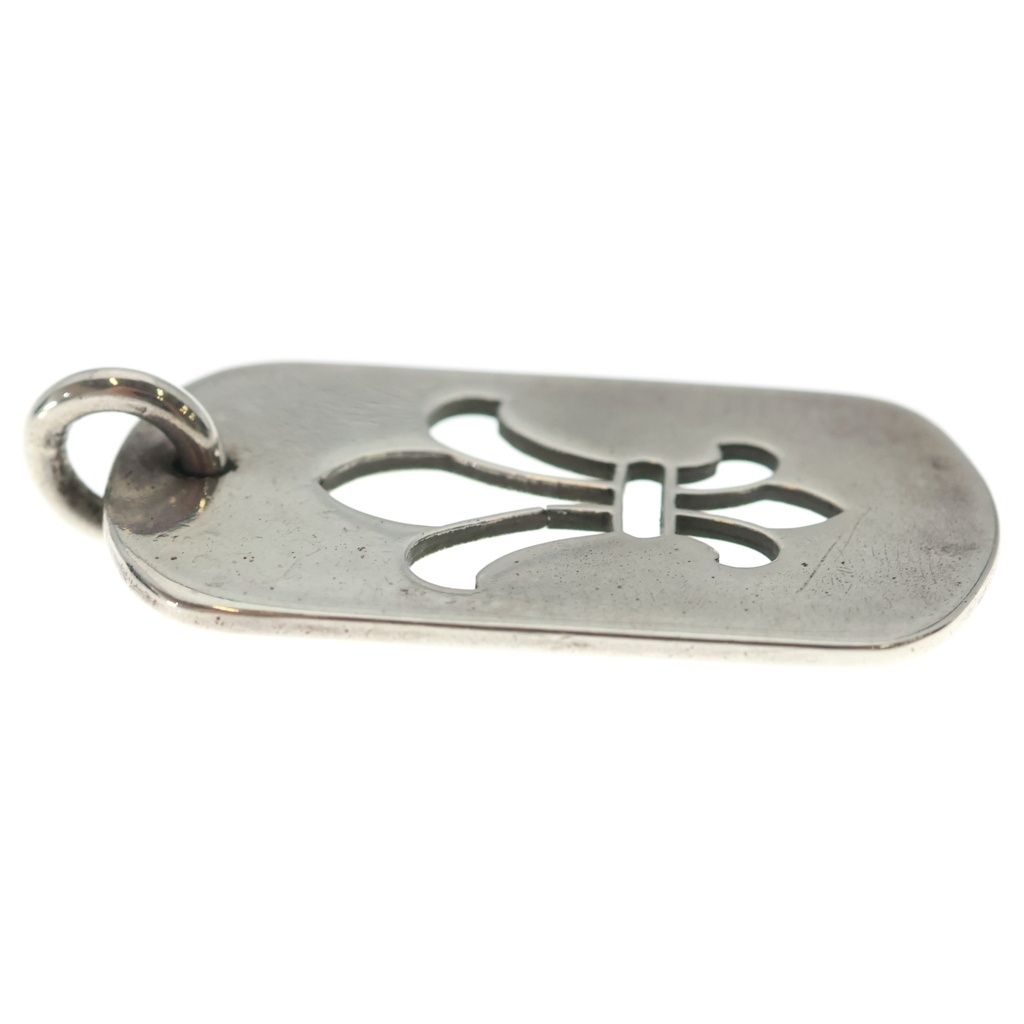 Chrome Hearts Tag Lrg CO BS Fluer BS Flag Dog Tag Necklace Top — view 4