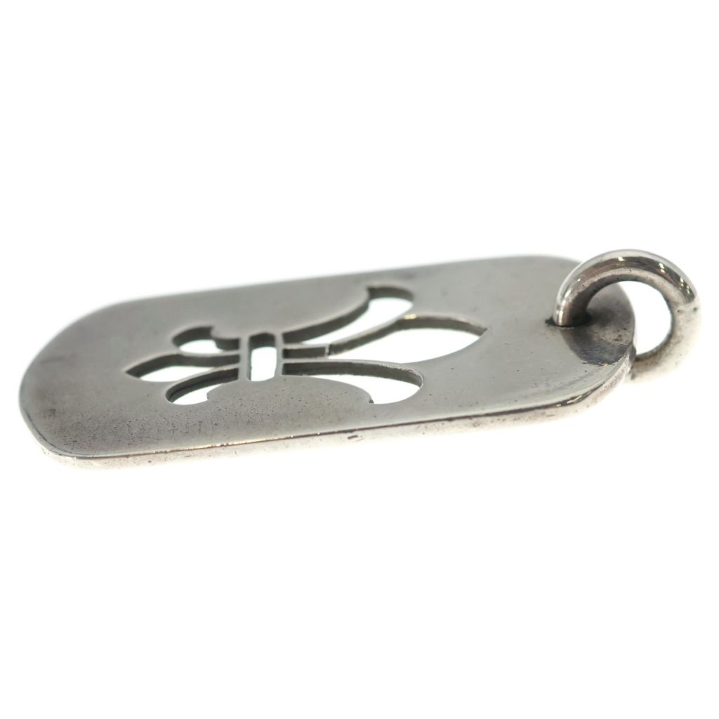 Chrome Hearts Tag Lrg CO BS Fluer BS Flag Dog Tag Necklace Top — view 3